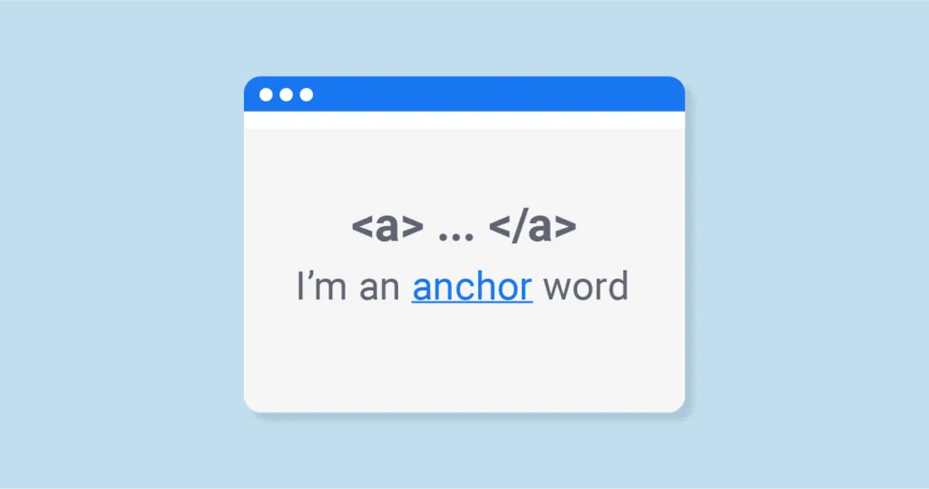 anchor text usage