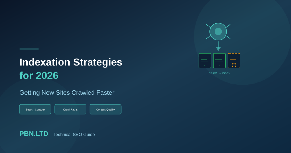 Indexation Strategies for 2026: Getting New Sites Crawled Faster