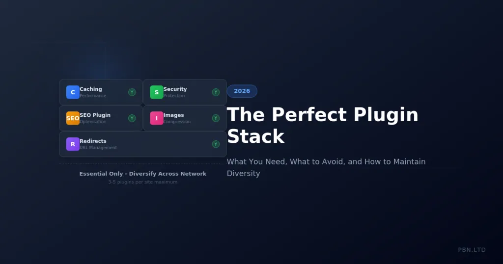 The Perfect Plugin Stack for PBN Sites in 2026