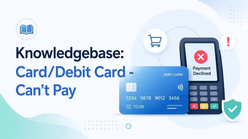 CardDebit Card - Can't Pay