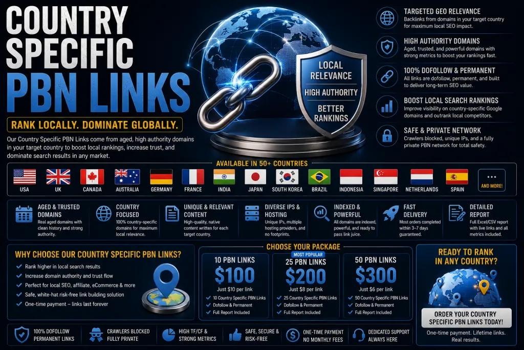 Geo-Targeted PBN Backlinks