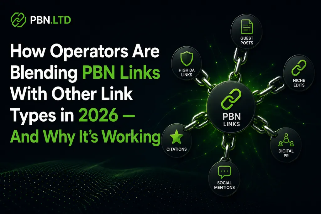 How Operators Are Blending PBN Links With Other Link Types in 2026 — And Why It's Working