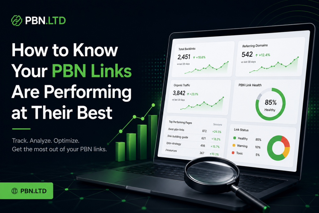 How to Know Your PBN Links Are Performing at Their Best
