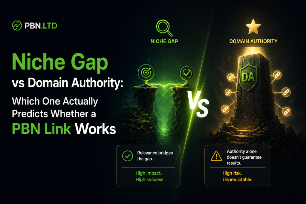 Niche Gap vs Domain Authority Which One Actually Predicts Whether a PBN Link Works