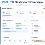 PBN.LTD Dashboard Oveview