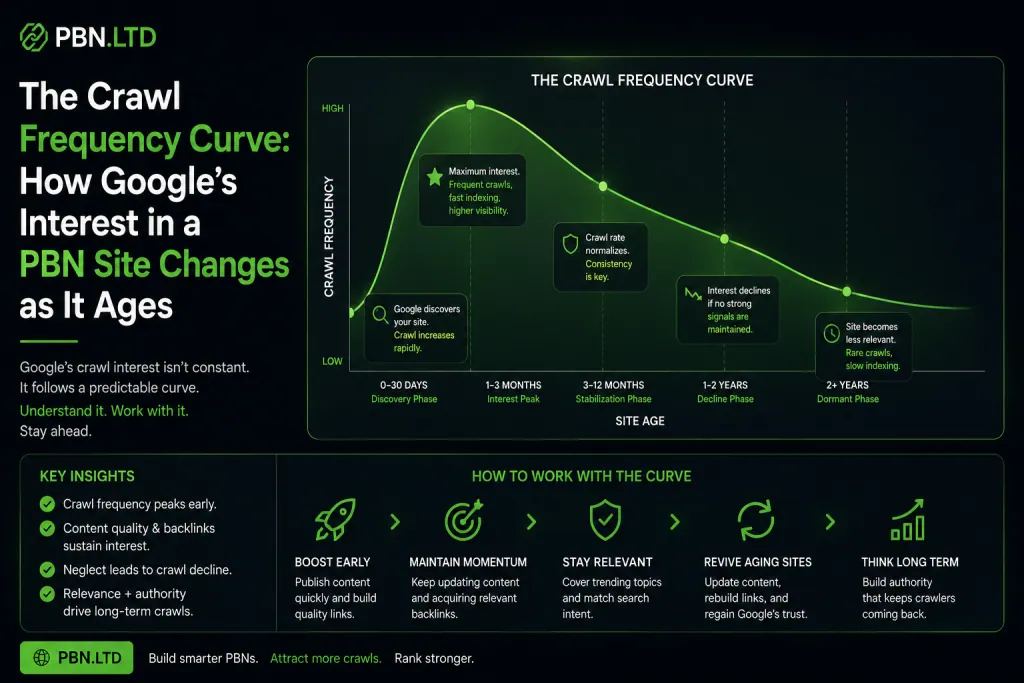 The Crawl Frequency Curve How Google's Interest in a PBN Site Changes as It Ages