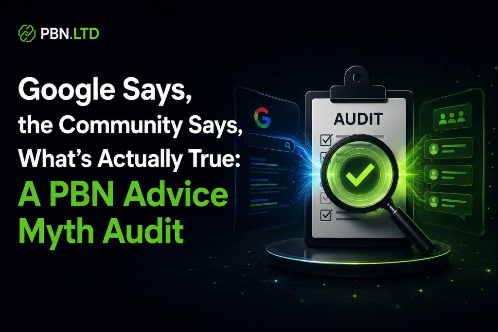 Google Says, the Community Says, What's Actually True: A PBN Advice Myth Audit