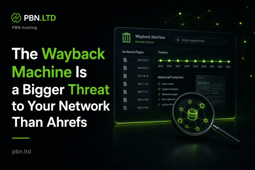 The Wayback Machine Is a Bigger Threat to Your Network Than Ahrefs