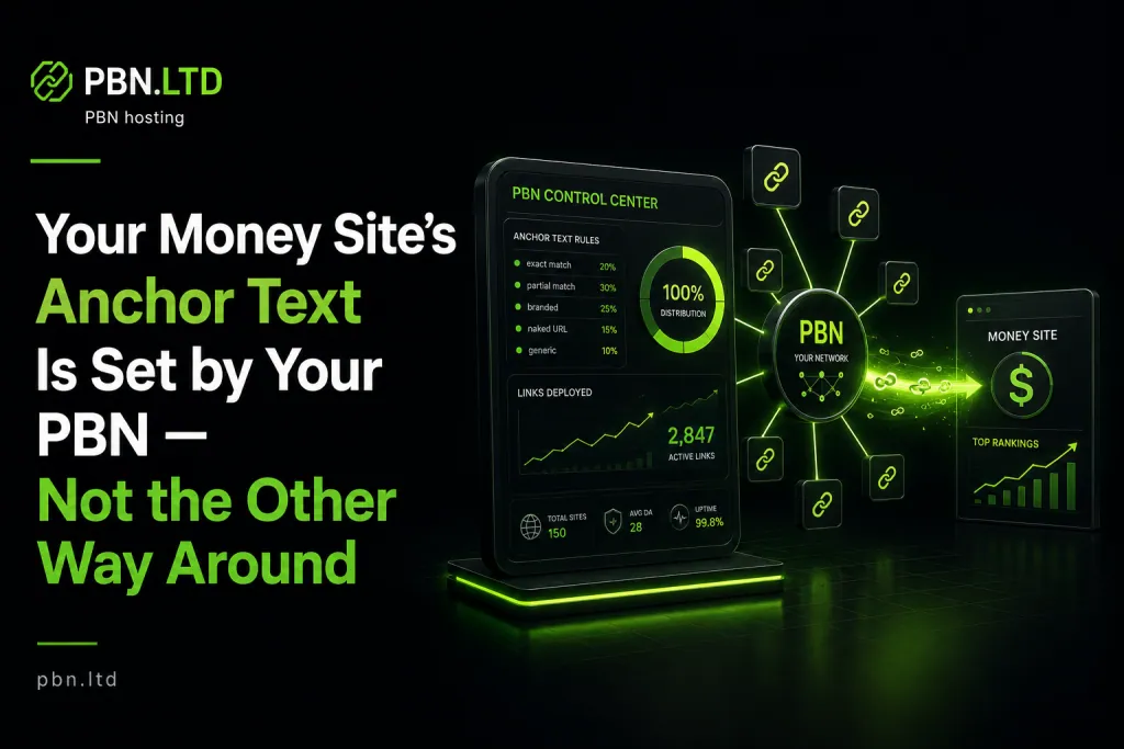 Your Money Site’s Anchor Text Is Set by Your PBN — Not the Other Way Around