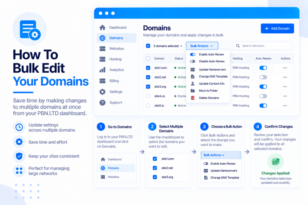 How To Bulk Edit Your Domains