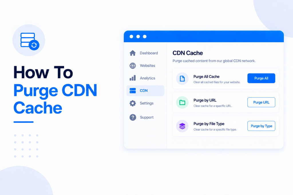 How To Purge CDN Cache